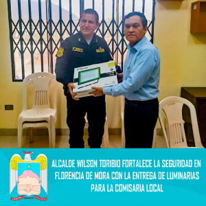 ¡𝐀𝐋𝐂𝐀𝐋𝐃𝐄 𝐖𝐈𝐋𝐒𝐎𝐍 𝐓𝐎𝐑𝐈𝐁𝐈𝐎 𝐅𝐎𝐑𝐓𝐀𝐋𝐄𝐂𝐄 𝐋𝐀 𝐒𝐄𝐆𝐔𝐑𝐈𝐃𝐀𝐃 𝐄𝐍 𝐅𝐋𝐎𝐑𝐄𝐍𝐂𝐈𝐀 𝐃𝐄 𝐌𝐎𝐑𝐀 𝐂𝐎𝐍 𝐋𝐀 𝐄𝐍𝐓𝐑𝐄𝐆𝐀 𝐃𝐄 𝐋𝐔𝐌𝐈𝐍𝐀𝐑𝐈𝐀𝐒 𝐏𝐀𝐑𝐀 𝐋𝐀 𝐂𝐎𝐌𝐈𝐒𝐀𝐑𝐈́𝐀 𝐋𝐎𝐂𝐀𝐋!
